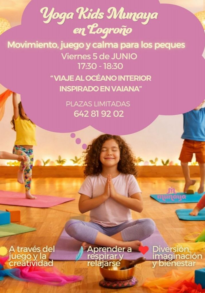 cartel yoga kids munaya junio